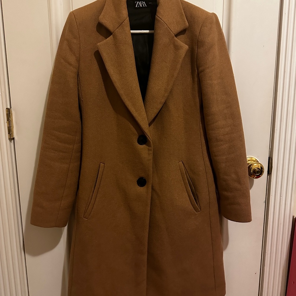 Zara Tan Coat XS